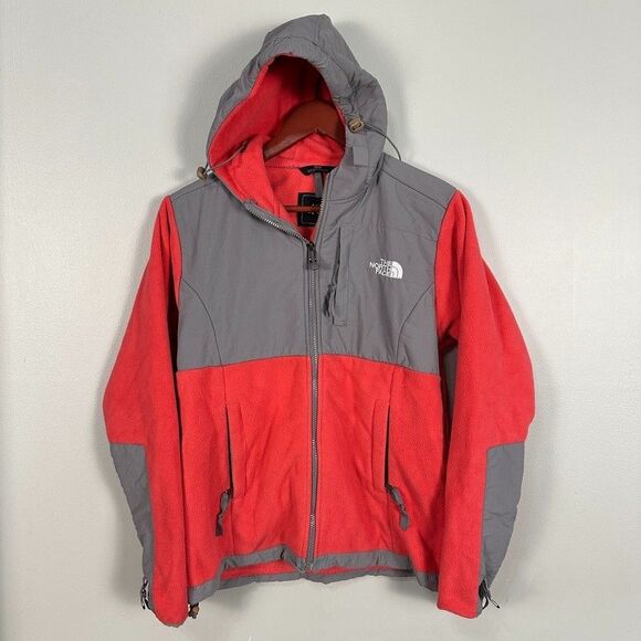 The North Face Denali Womens Full Zip Hooded Jacket Size Medium Pink - Picture 1 of 3